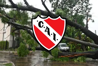 Una feroz tormenta azotó el Área Metropolitana de Buenos Aires y algunas instalaciones del Rojo sufrieron las consecuencias.