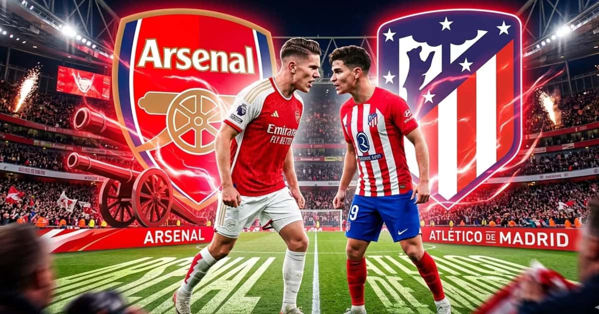Arsenal se mide ante Atleti.