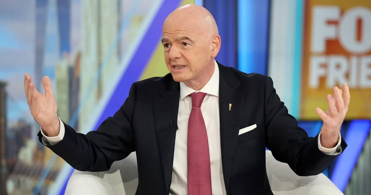 Infantino reacciona al gol de Cabo Verde.