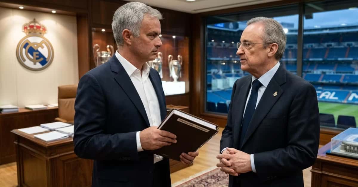 Mou le habla a Florentino.