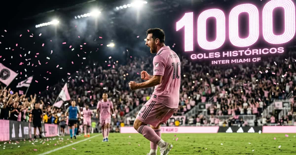 Los goles de Messi.