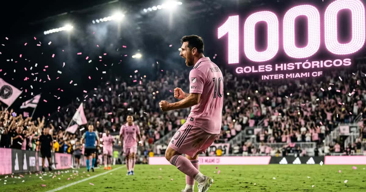 Los goles de Messi.