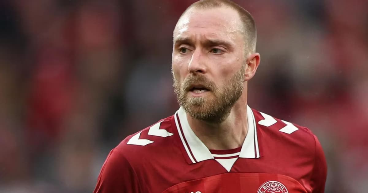Eriksen se volvió a desplomar.