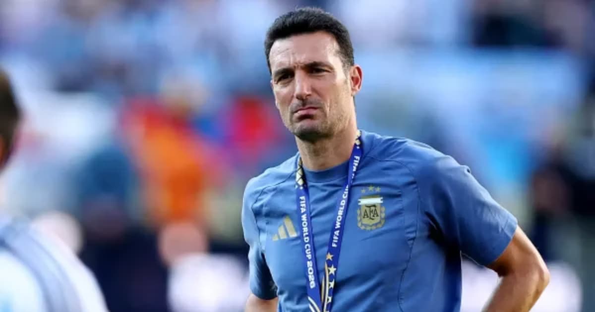 Scaloni no pudo evitar el llanto.