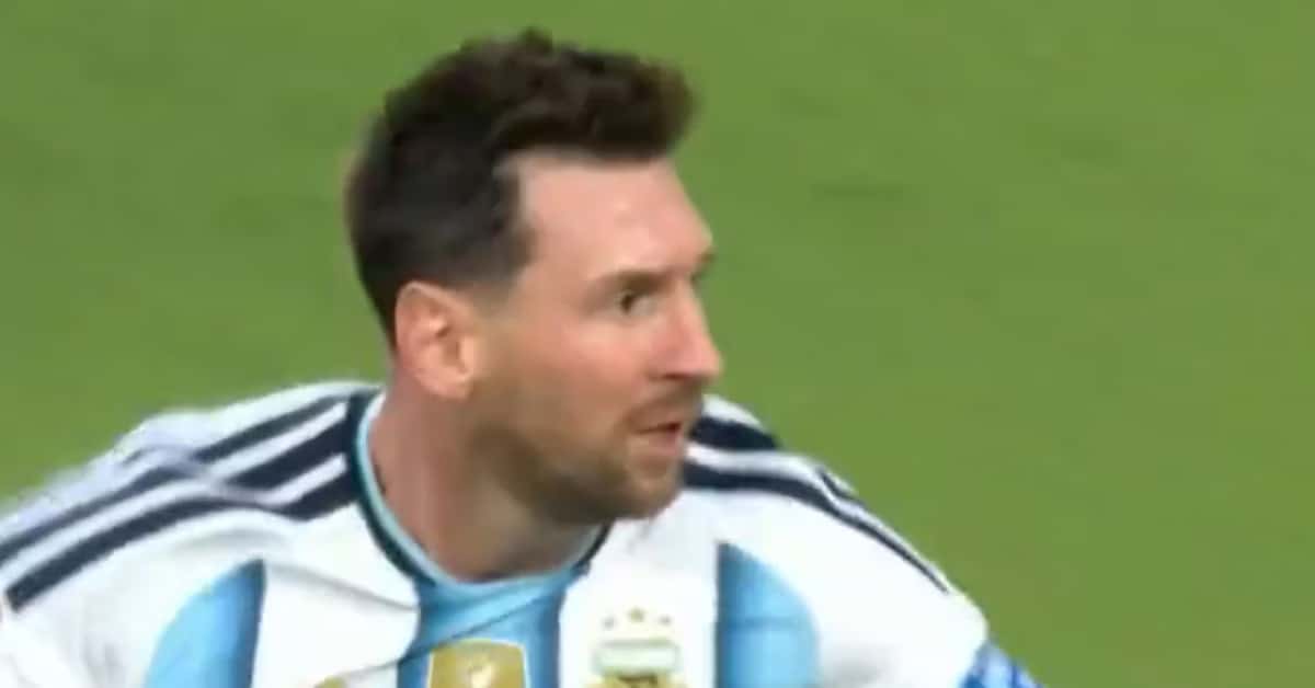 Messi anotó ante Argelia.