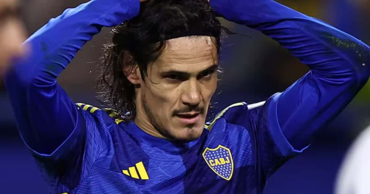 Cavani otra vez fuera.