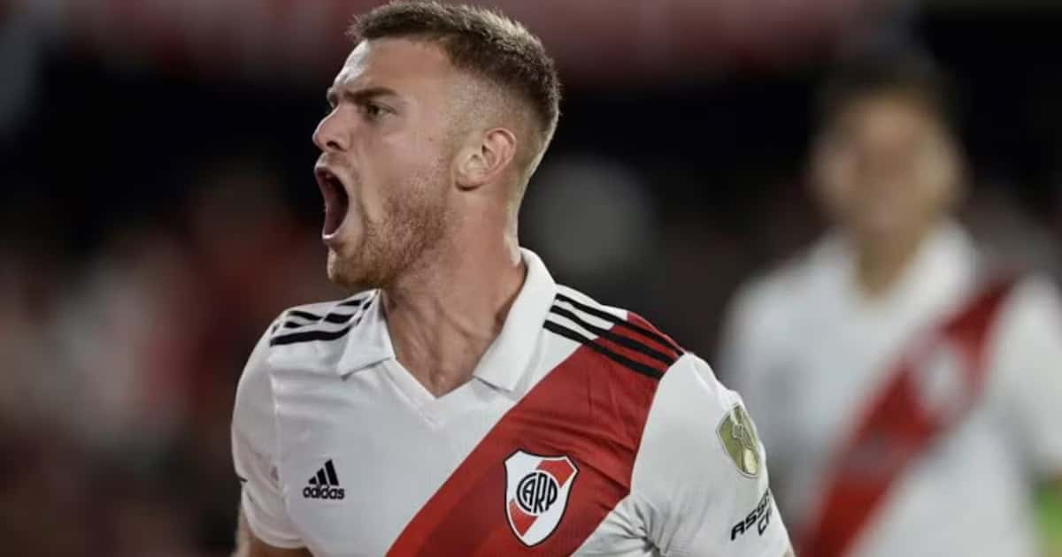 Beltrán lejos de River.