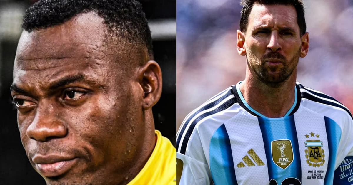 Arquero de Benín picante con Messi.