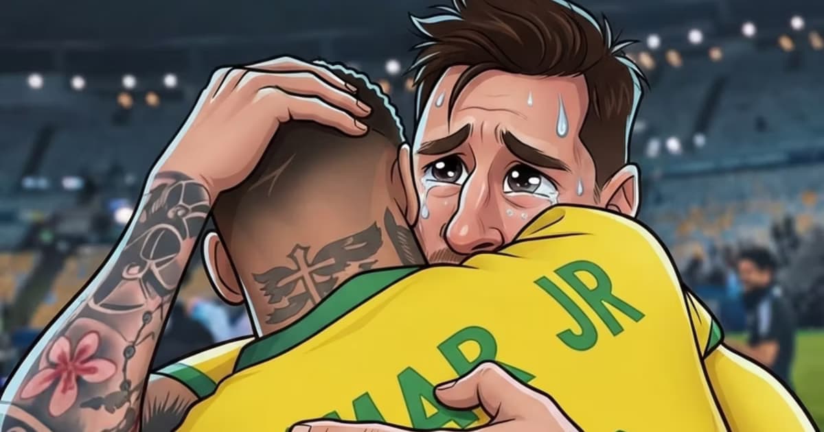 Ney despide a Messi.