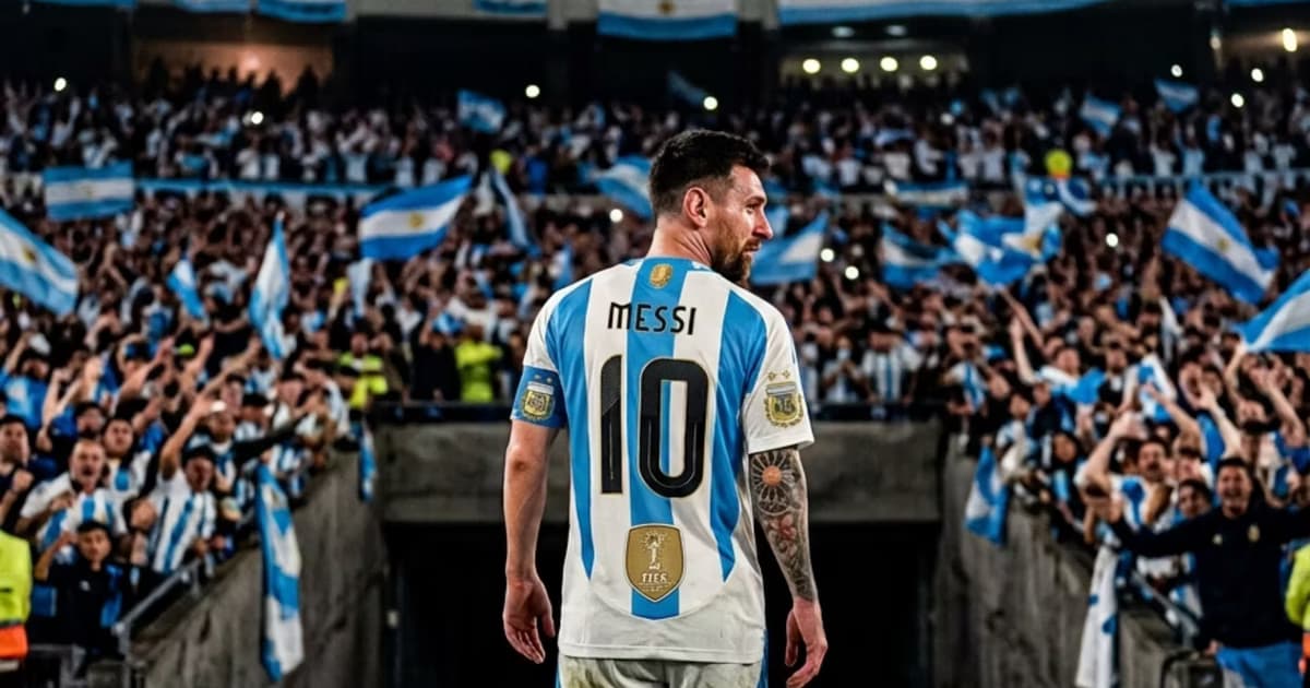 Messi se retiró Argentina.