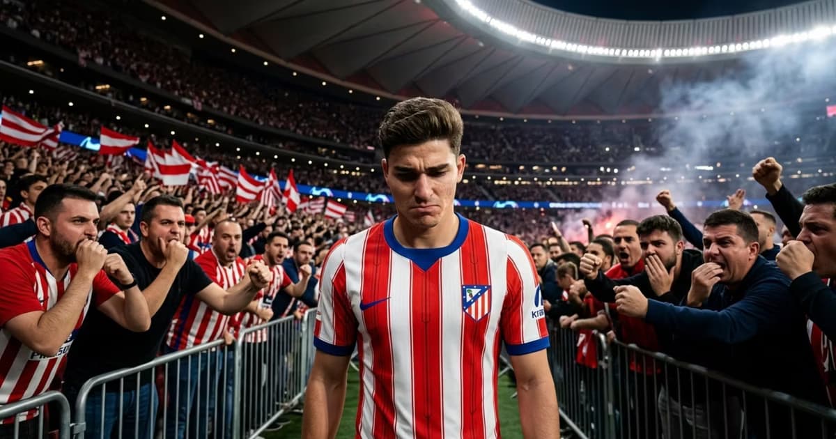 Reproche a Julián Álvarez.