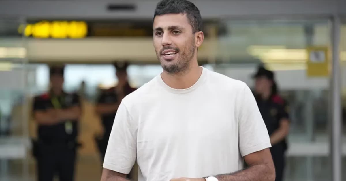 Rodri llegó a Barcelona.