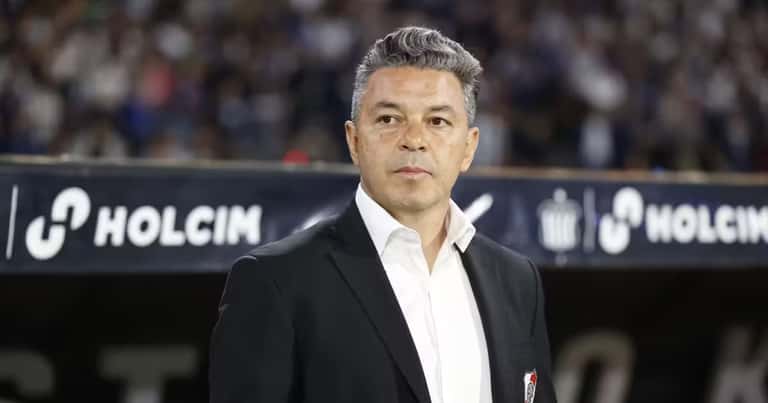 La aparición de Gallardo que se dio justo cuando Coudet más sufre en River