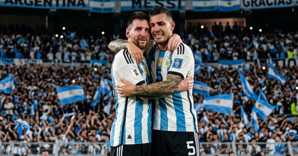El emotivo mensaje de Paredes a Messi.