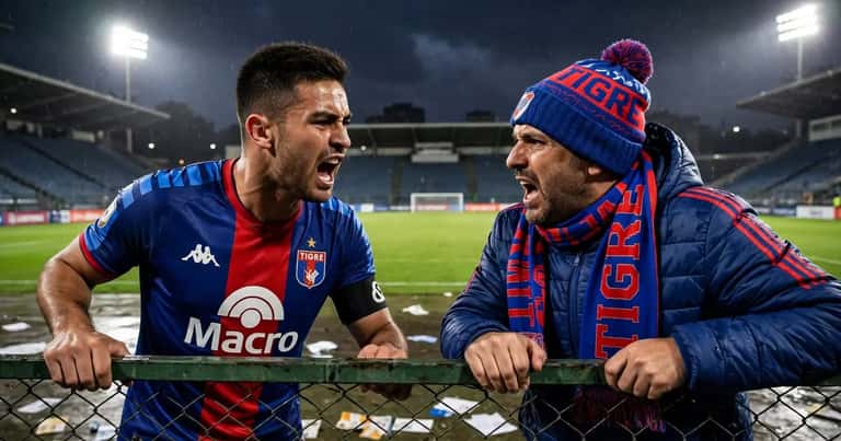 El Pity Martínez explotó contra un hincha tras la eliminación de Tigre