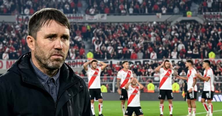 ¿Por qué no hizo cambios antes? La respuesta de Coudet tras el 2-2 de River ante Vélez