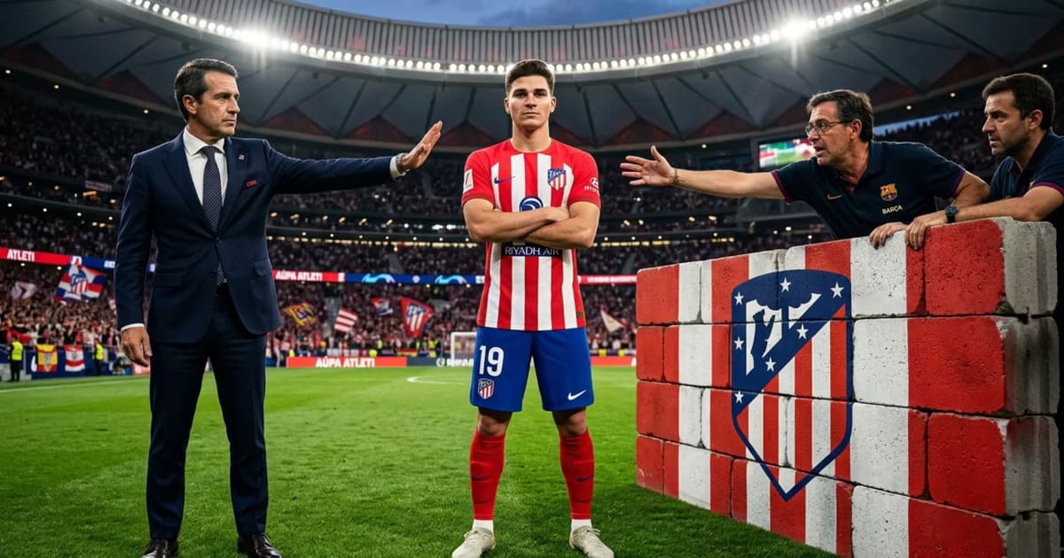 Julián Álvarez recibe malas noticias.