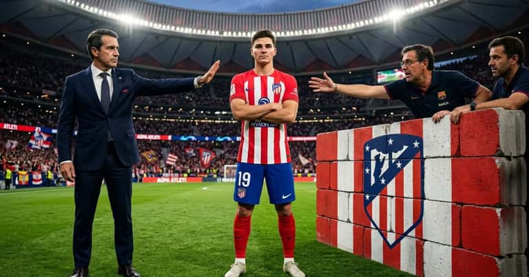 Atlético de Madrid le cierra la puerta a Barcelona por Julián Álvarez: “No va a ser transferido”