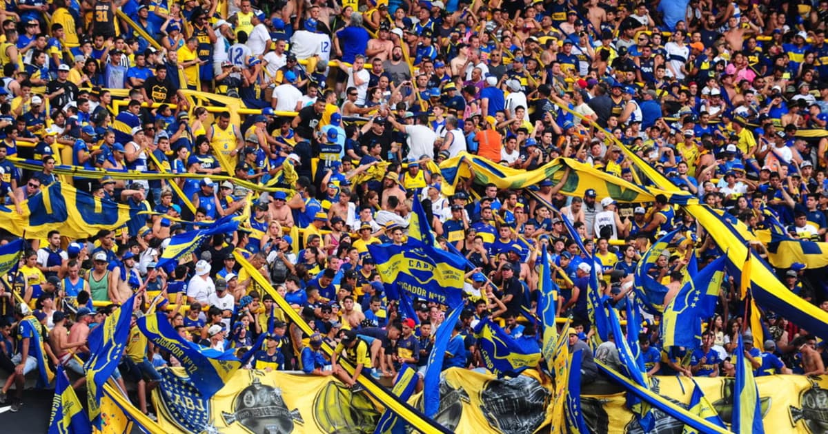 El hincha de Boca muy enojado.
