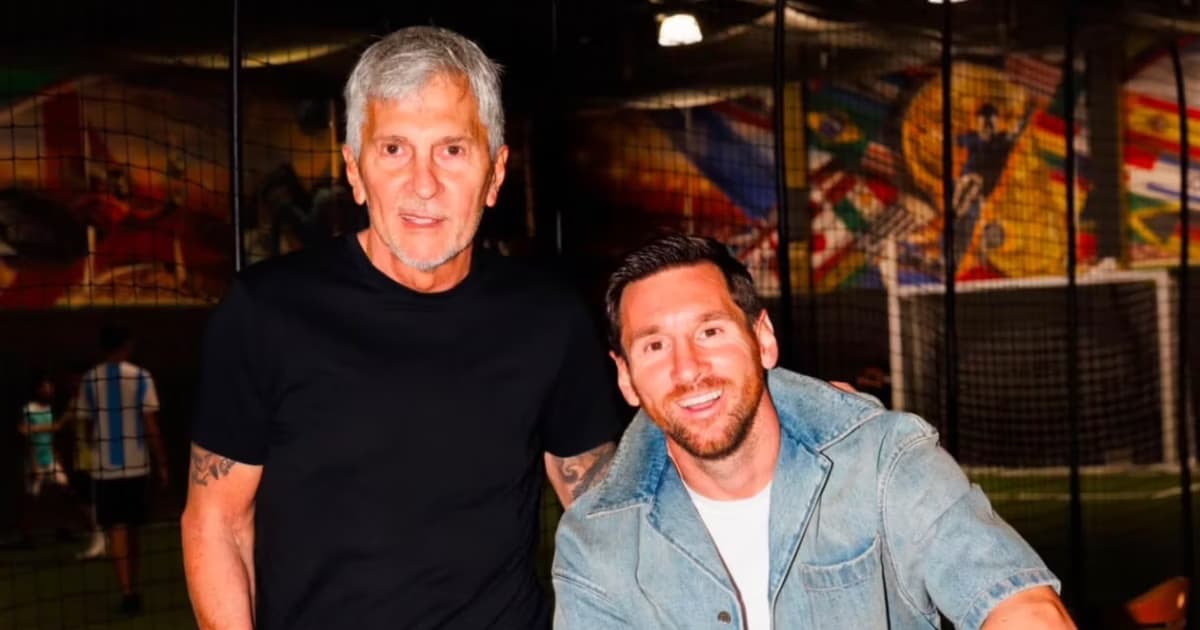 La despedida de Messi a Jorge.