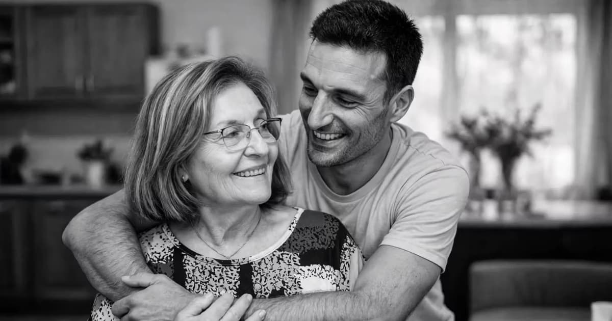 Falleció la madre de Scaloni.