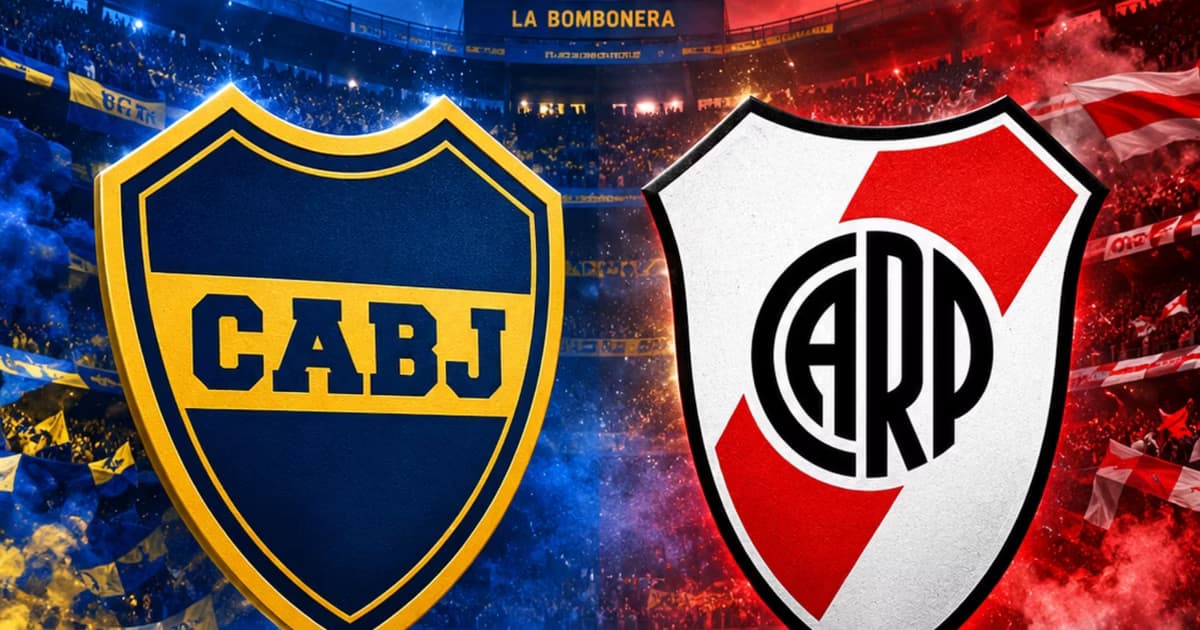 Boca-River con día y horario.