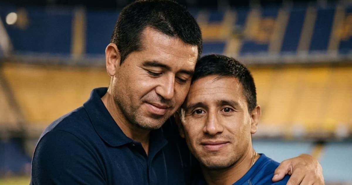 Riquelme habló de su hermano.