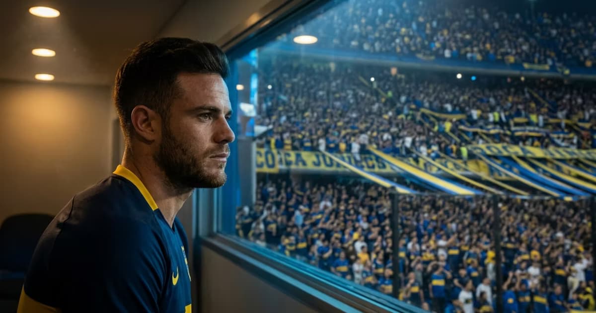 Nandez lejos de Boca.