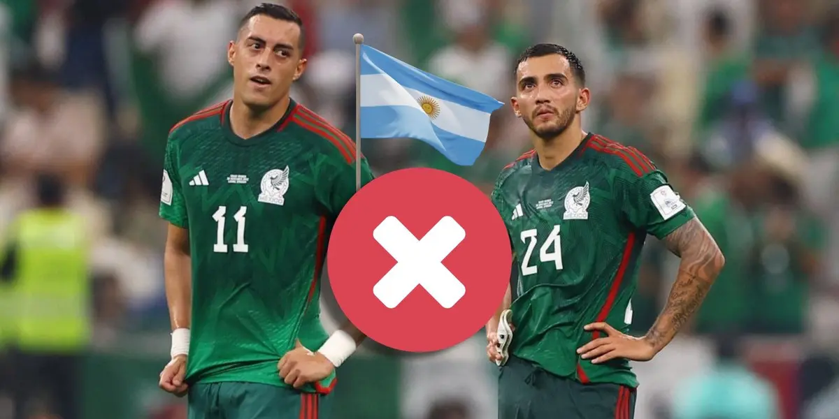 A pesar de no tener chances de ser convocado a la Albiceleste, un jugador le dijo no al ‘Tri’.