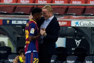 A pesar de que Ronald Koeman puso hoy de suplente a Ansu Fati, usará una estrategia de Diego Simeone para hacerlo crecer.