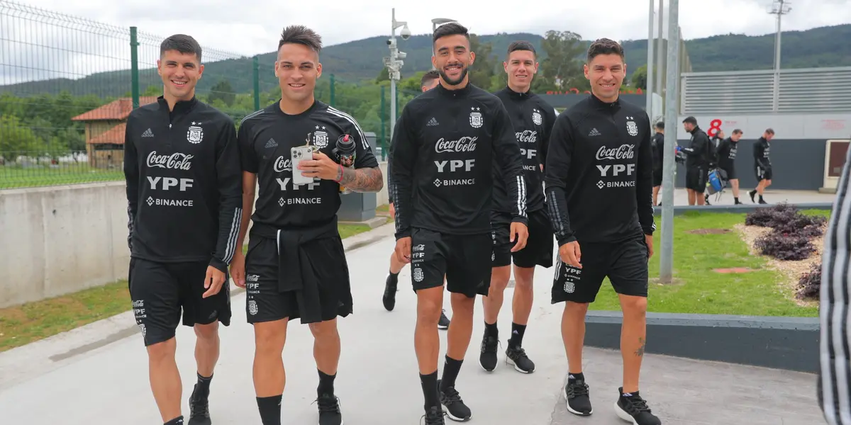A pocos días del partido ante Italia, los futbolistas argentinos siguen ilusionados y se puede observar el buen momento del grupo campeón de América.