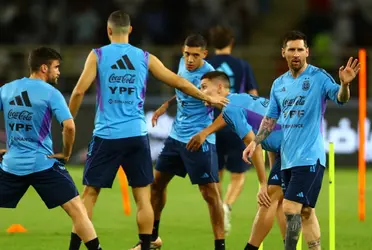 A raíz de un malestar, no logró estar presente en la práctica y es duda para estar disponible ante Arabia Saudita.