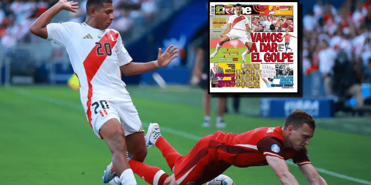 Acción de juego entre Perú y Canadá.