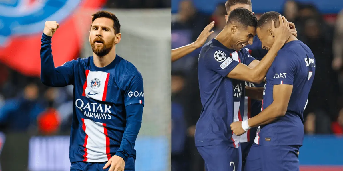 Achraf Hakimi tuvo una actitud que ha sido cuestionada por los hinchas del campeón de la Ligue 1