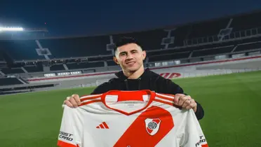 Adam Bareiro se despidió de River