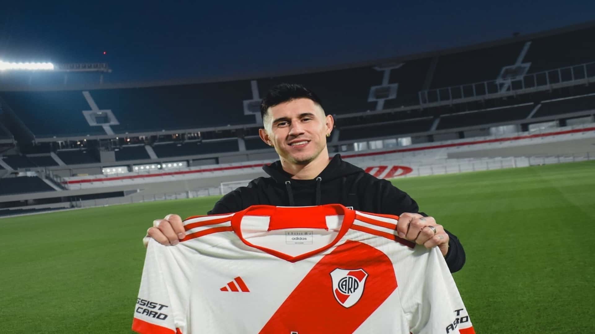 Adam Bareiro se despidió de River