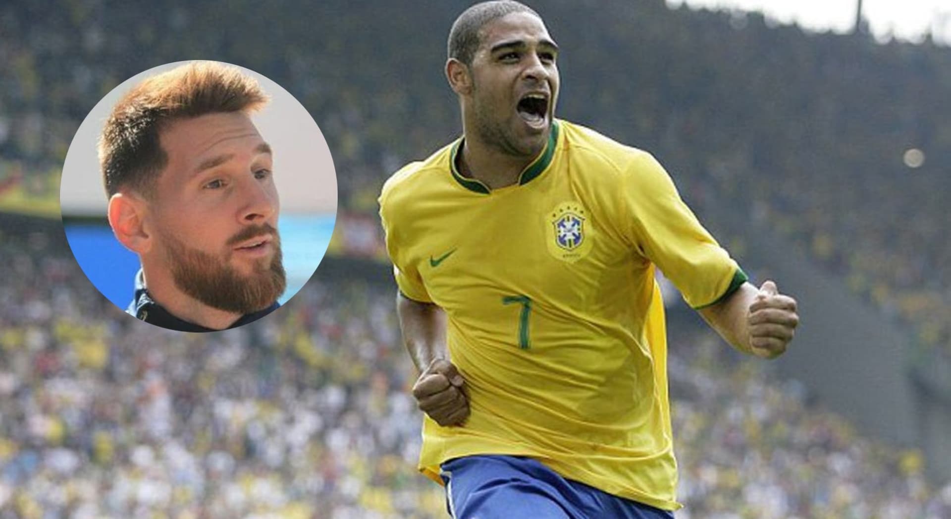 Adriano, exdelantero de la selección brasileña, habló de las cualidades del crack argentino.