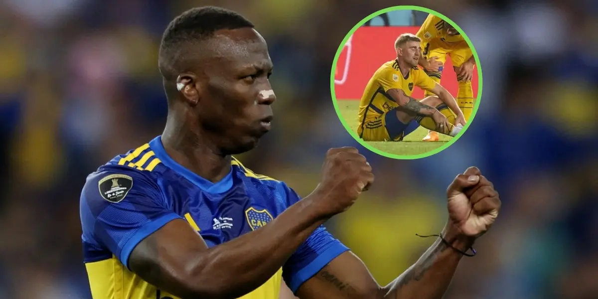 Advíncula junto a Valentini.