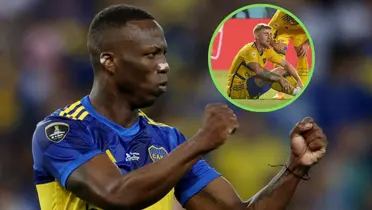 Advíncula junto a Valentini.