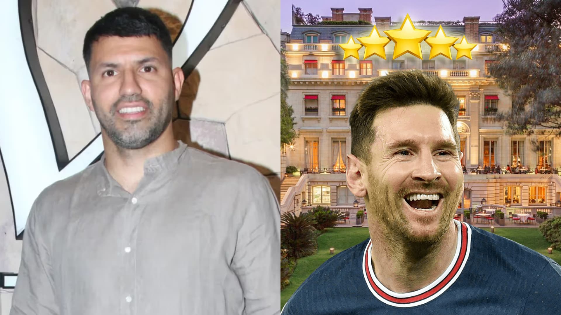 Agüero abrió un restaurant y Messi puso un nuevo hotel