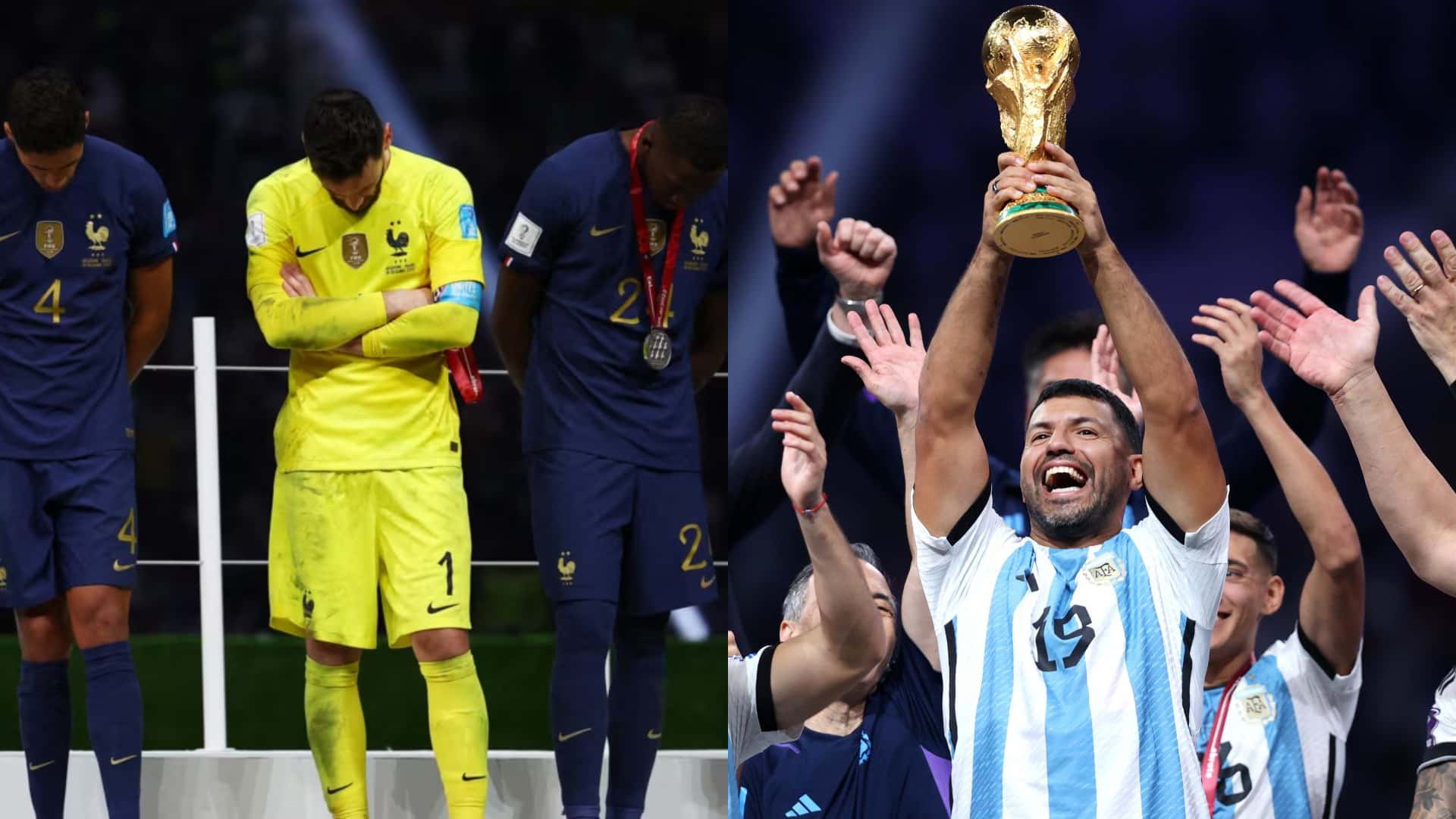 Agüero cargó a Francia en redes sociales
