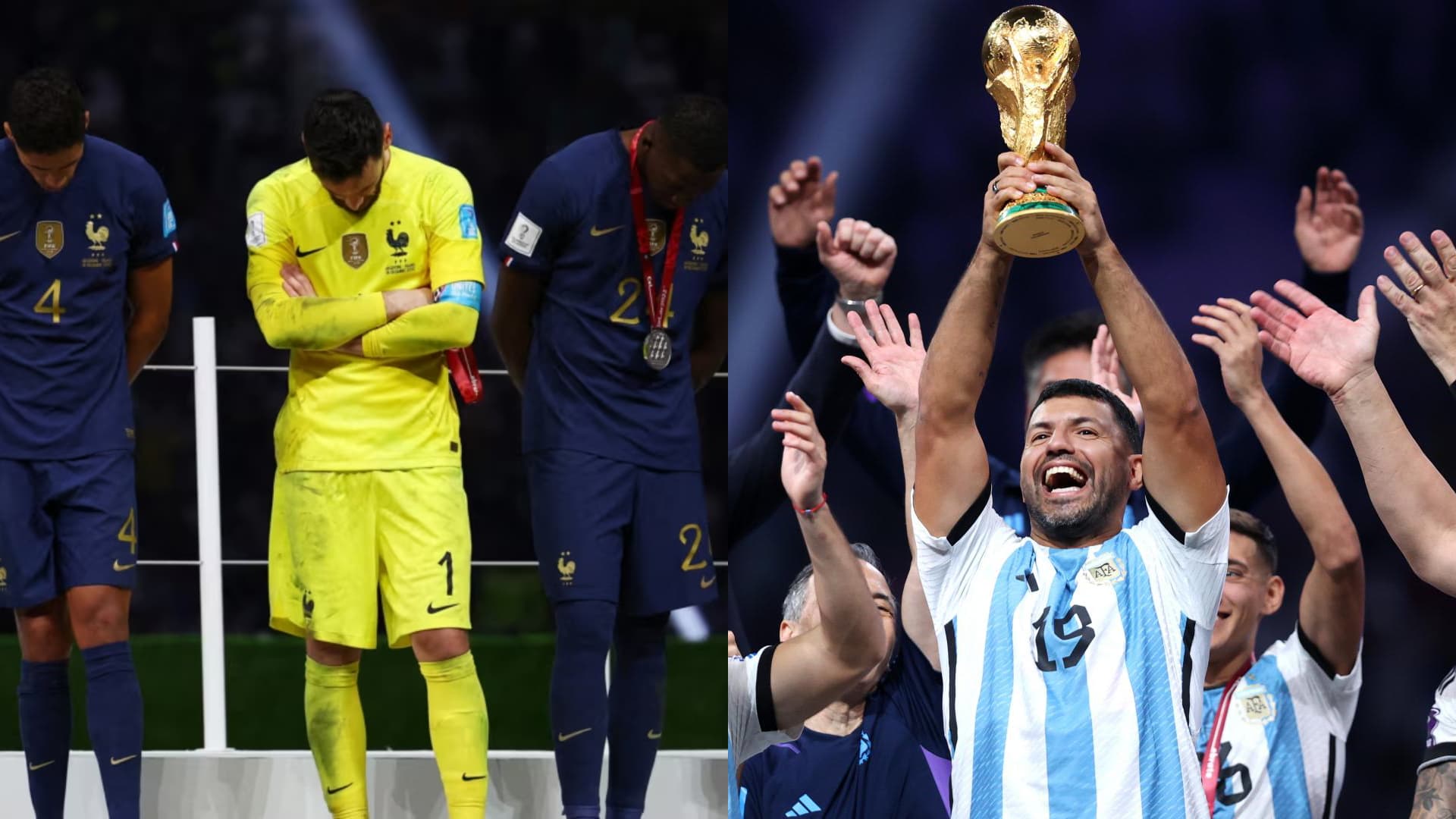 Agüero cargó a Francia en redes sociales
