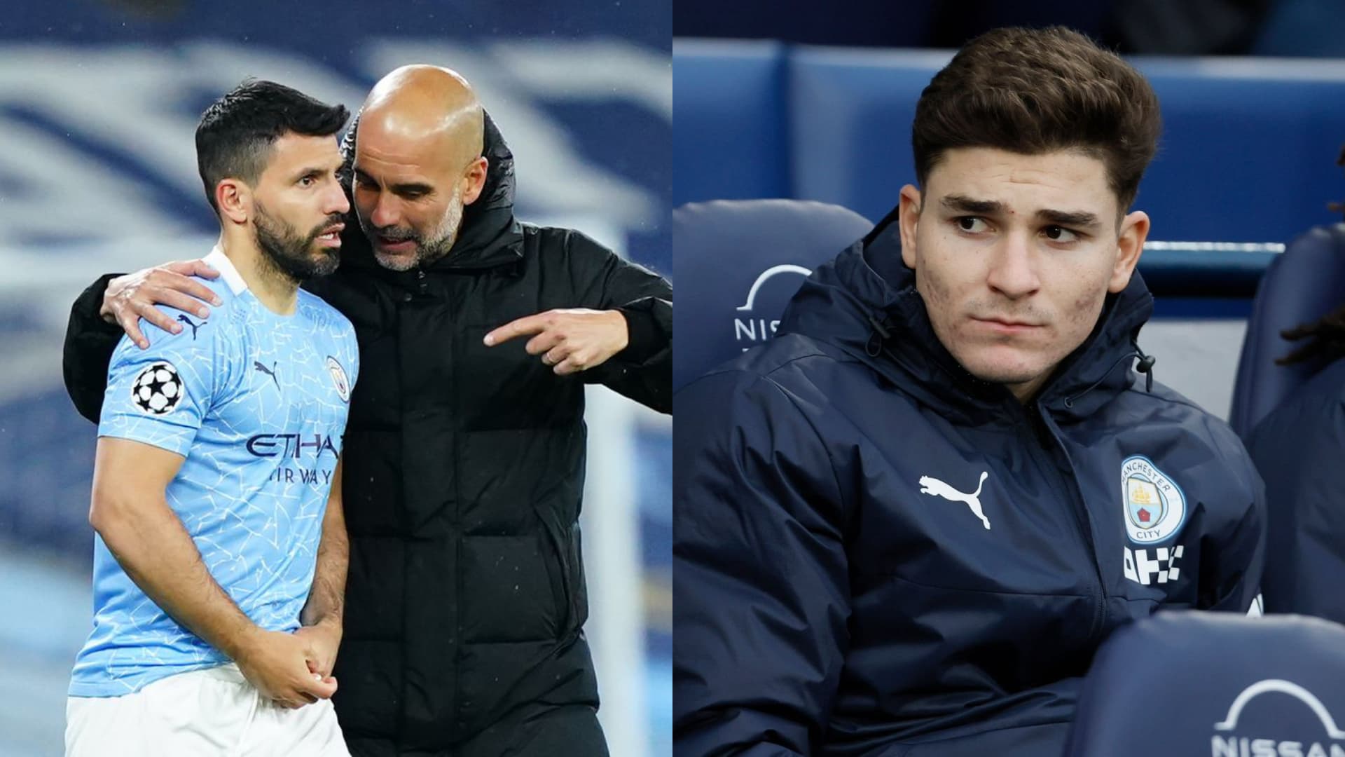 Agüero explicó la suplencia de Julián Álvarez