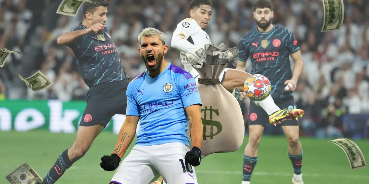 Agüero ganó una fortuna por una apuesta en Real Madrid vs. Manchester City