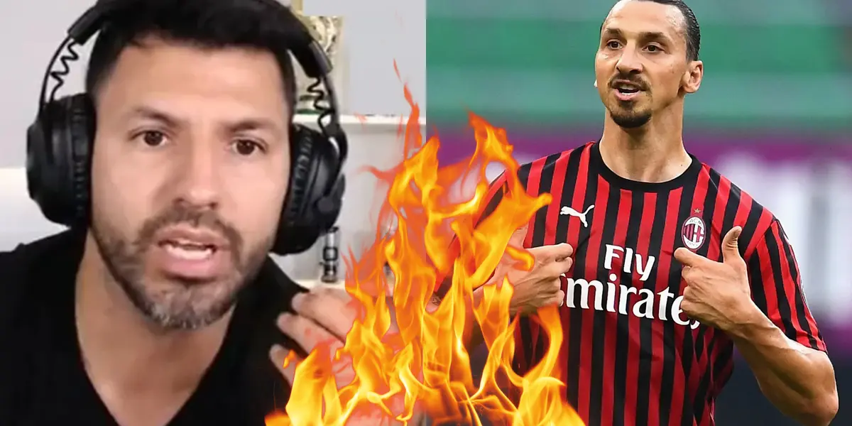 Agüero se enojó con Ibrahimovic