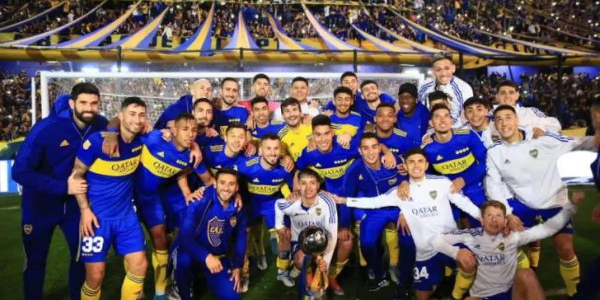 Al finalizar el partido frente a Tigre, Boca pudo festejar su último título obtenido con su gente