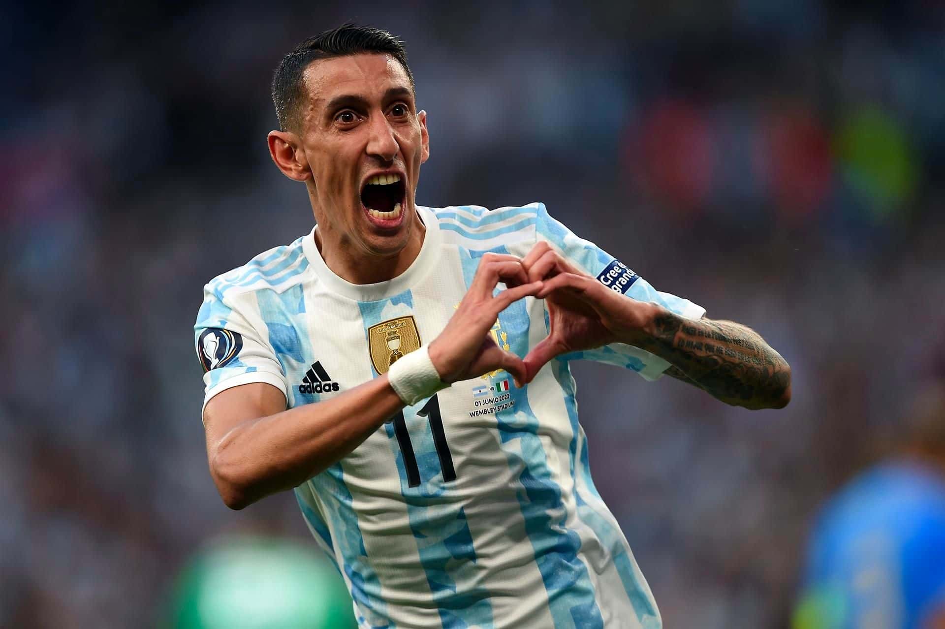 Al igual que en la final de la Copa América, el Fideo volvió a brillar en la Selección Argentina.