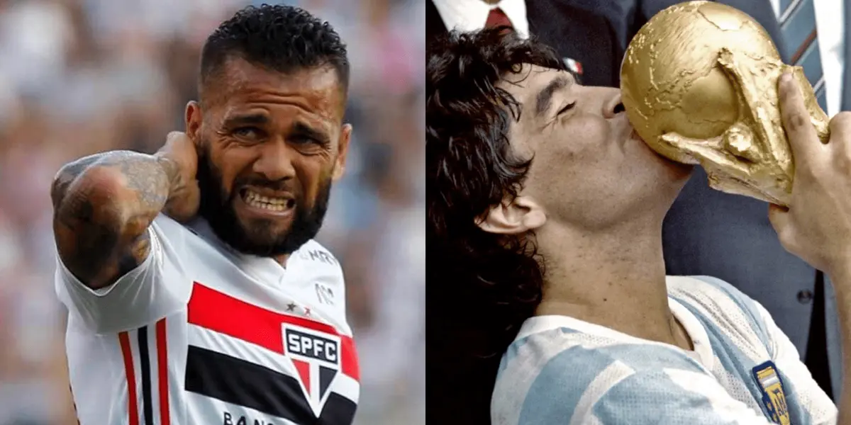 Al lateral de Brasil se le fue la boca al hablar del mejor de todos los tiempos y ahora está cerca de quedarse sin club