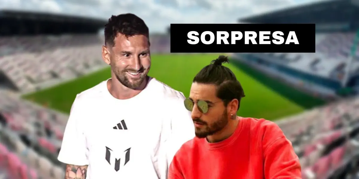 La reacción de Lionel Messi a la sorpresiva bienvenida de Maluma a Miami