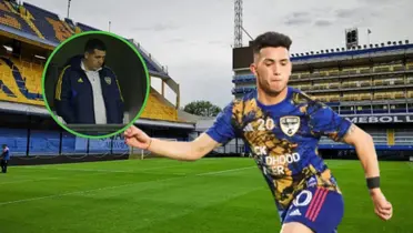 Alan Velasco con los colores azul y amarillo.